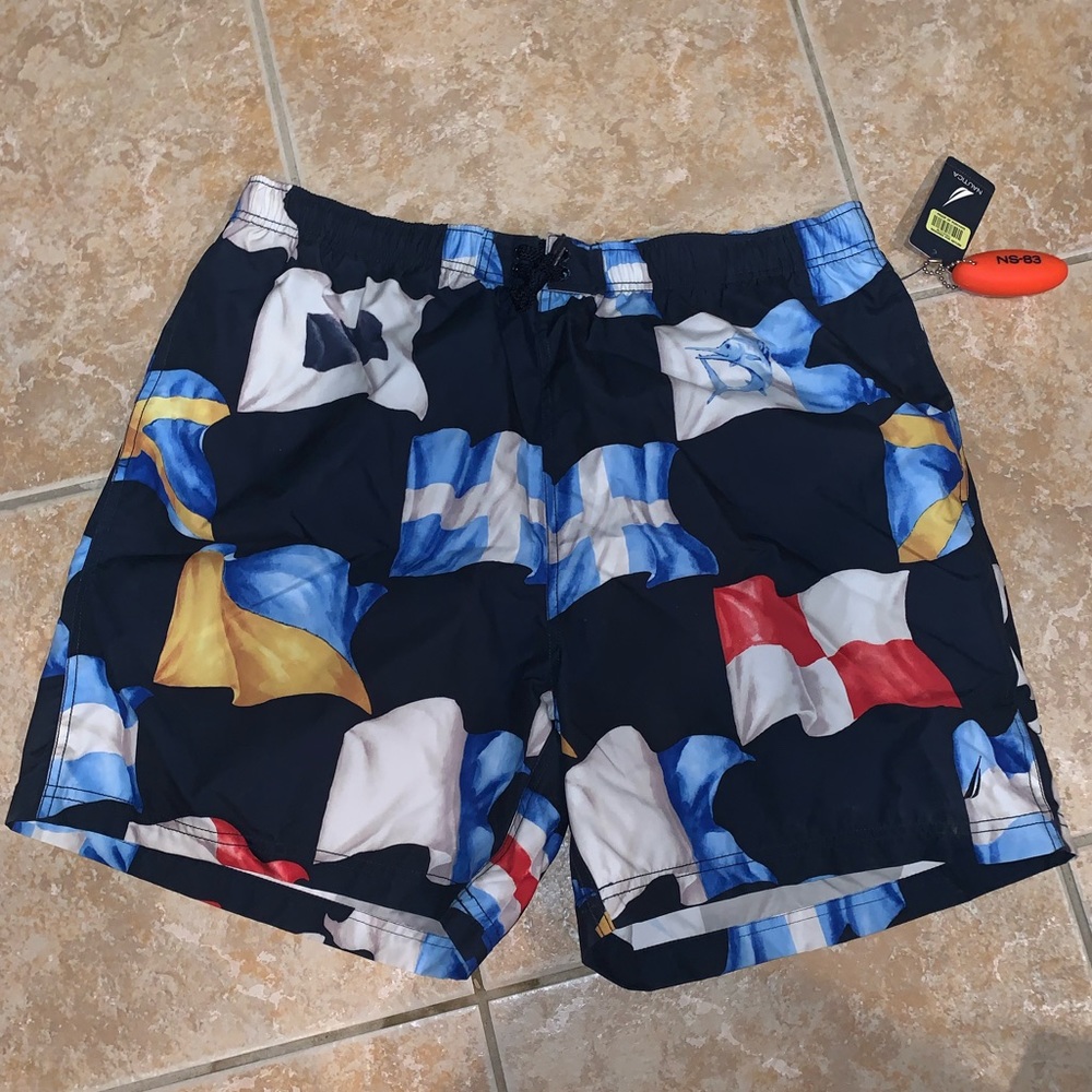 nautica mens swim trunks NWT size XL